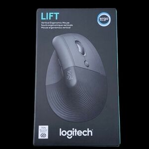 Logitech Black Ergonomic Vertical Mouse